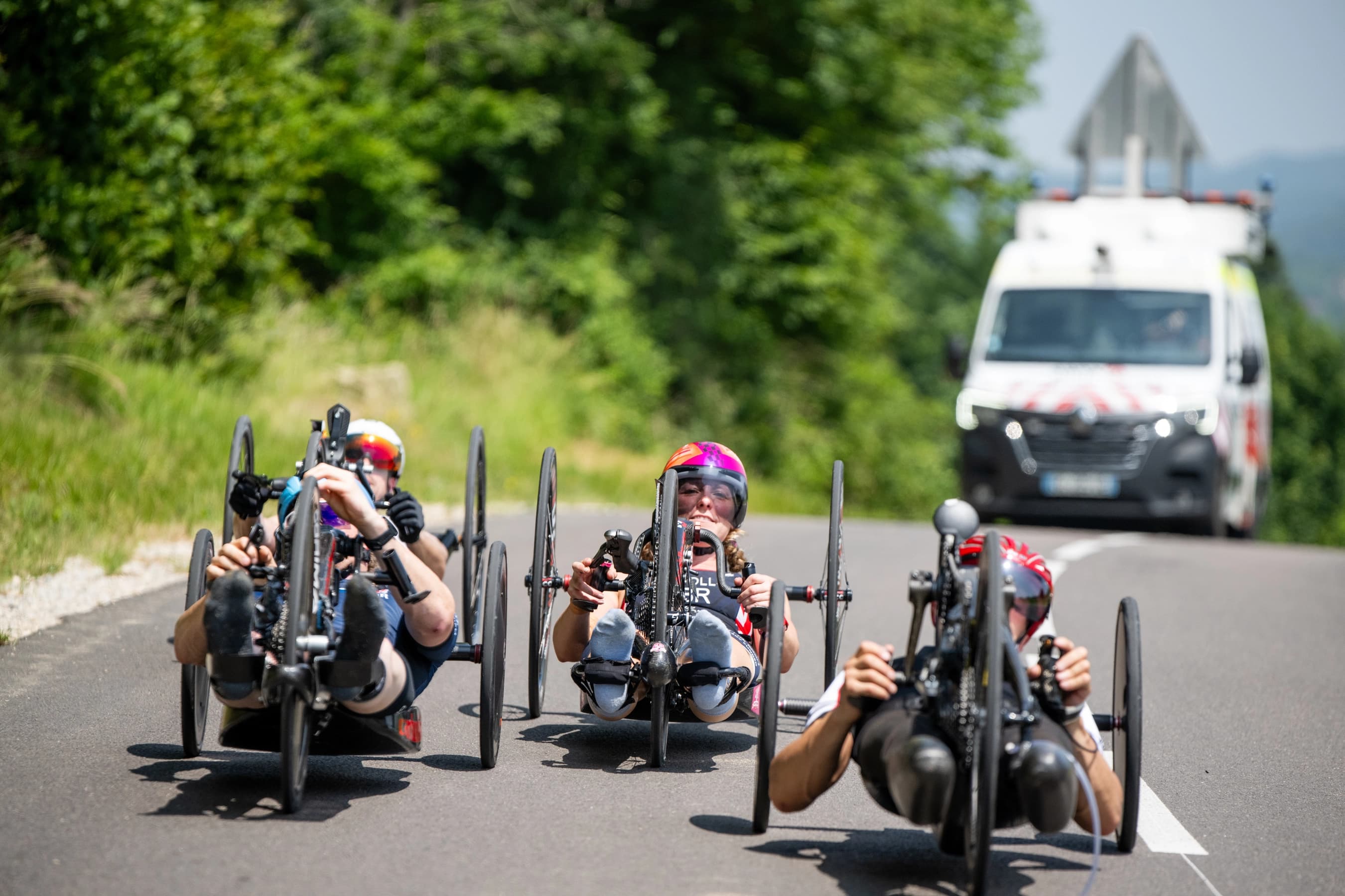 Épreuve de para-triathlon à Besançon